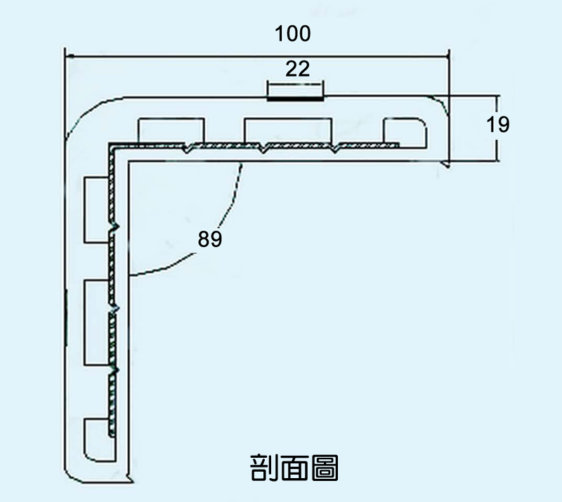 bumper strip retaining strip 1 109